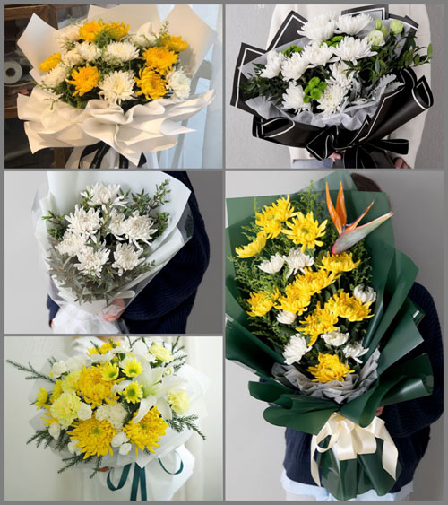 贵州毕节市赫章县朱明乡则姑村白事花束代送